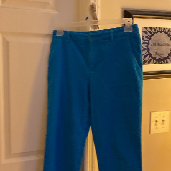 Ralph Lauren teal corduroy pants Woman’s size 8. 98% cotton,2%spandex. EUC. - Picture 13 of 15